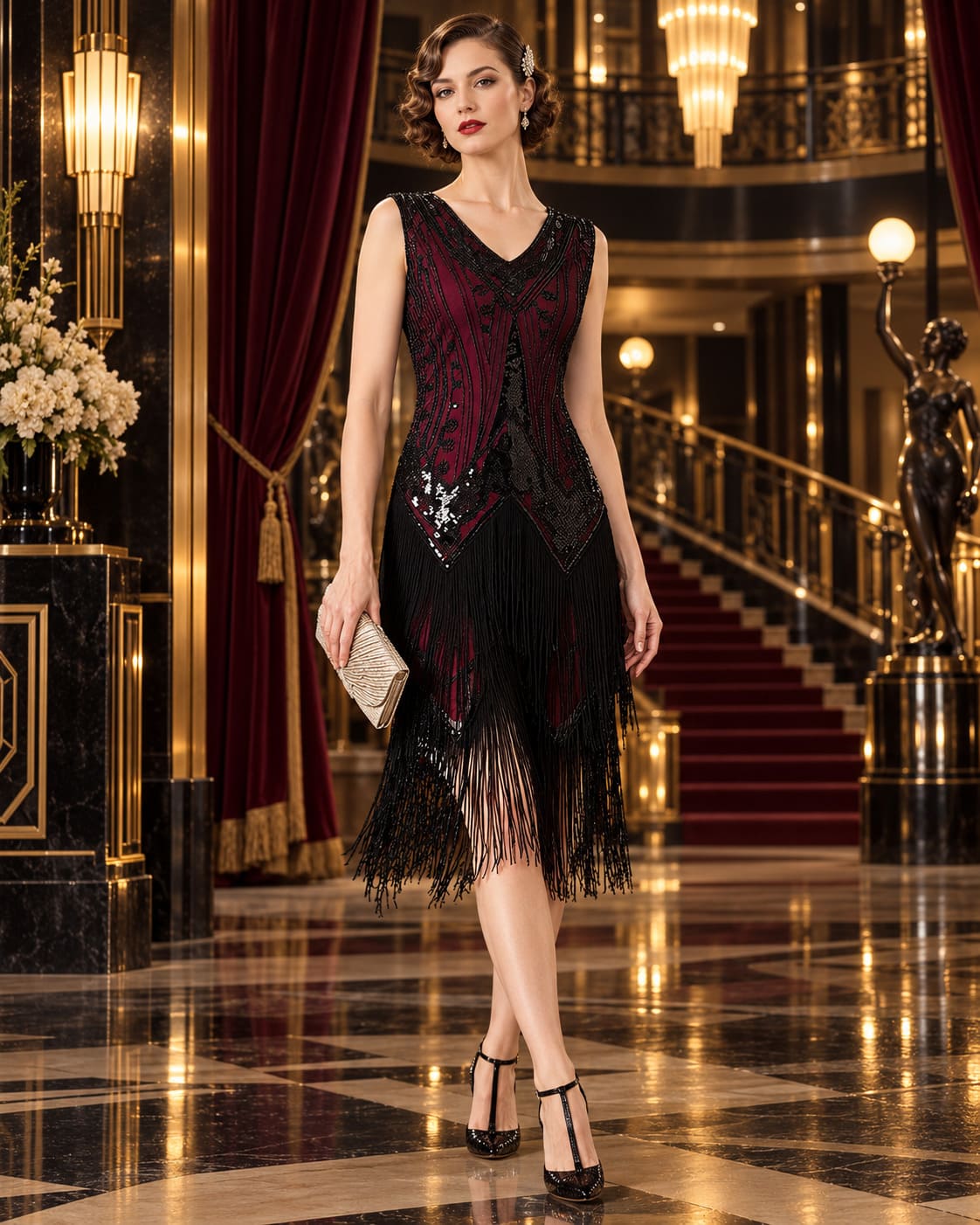 Robe Charleston Bustier