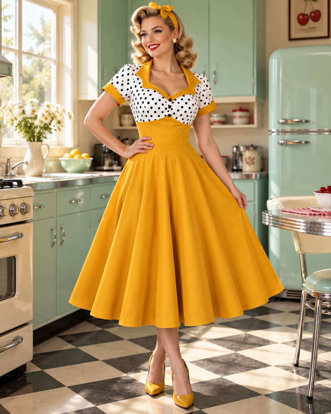 Robe Guinguette Grande Taille