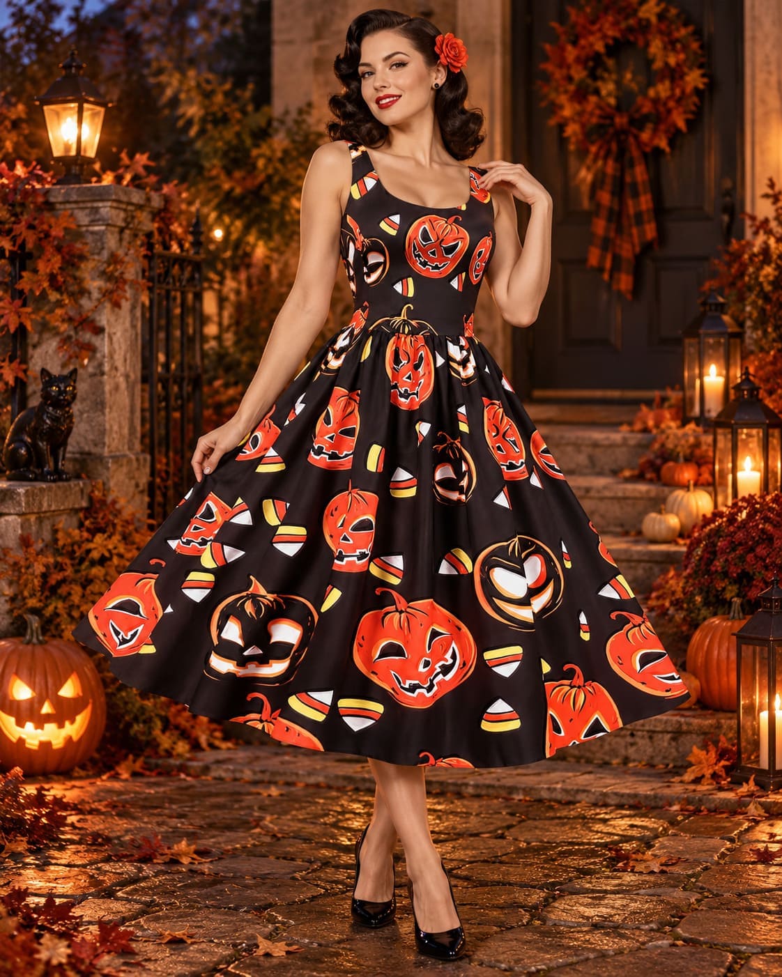 Robe Pin-Up Halloween