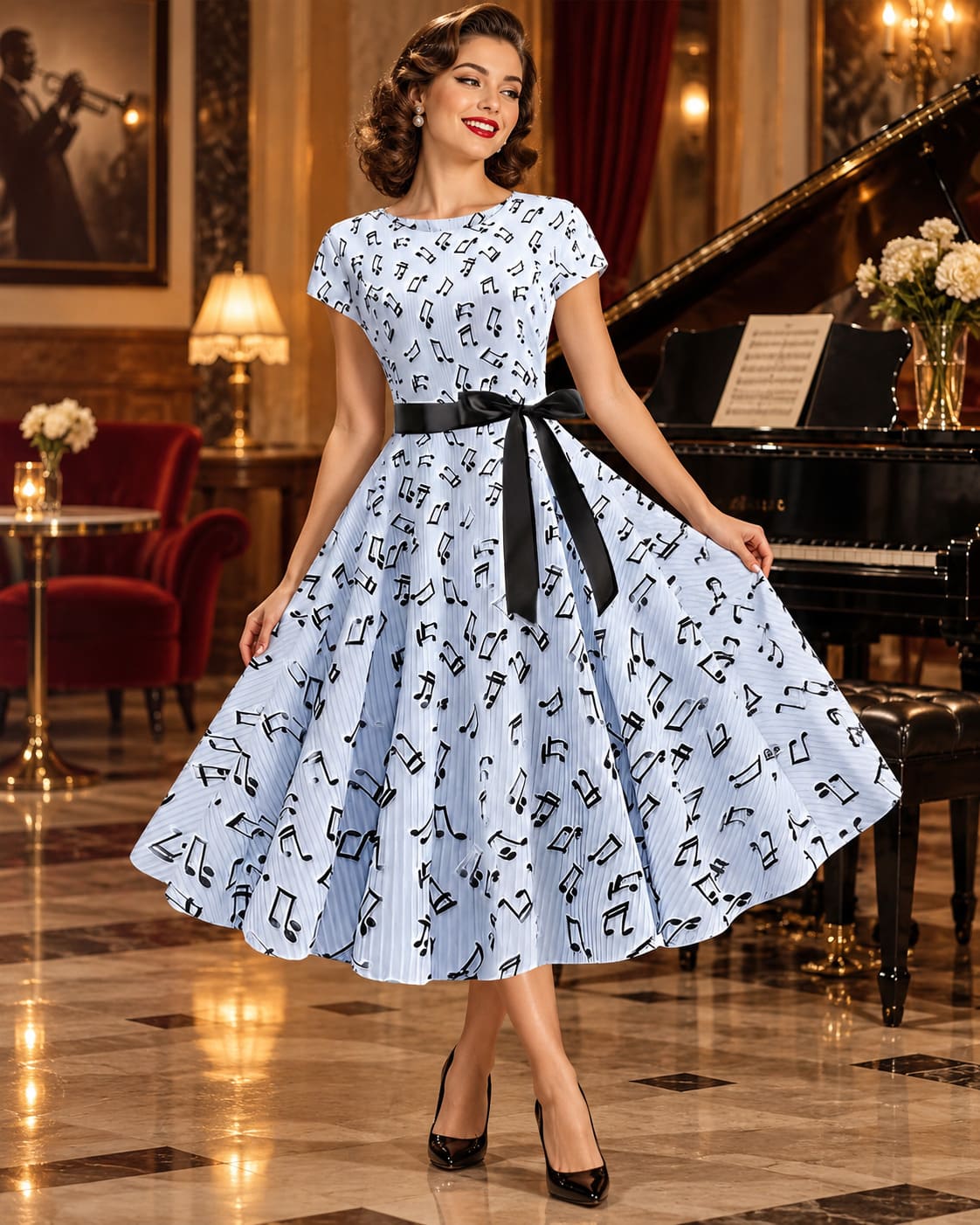 Robe Pin-Up Pastel