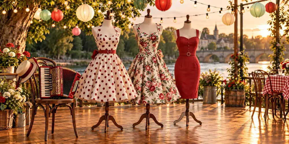 Robe guinguette chic