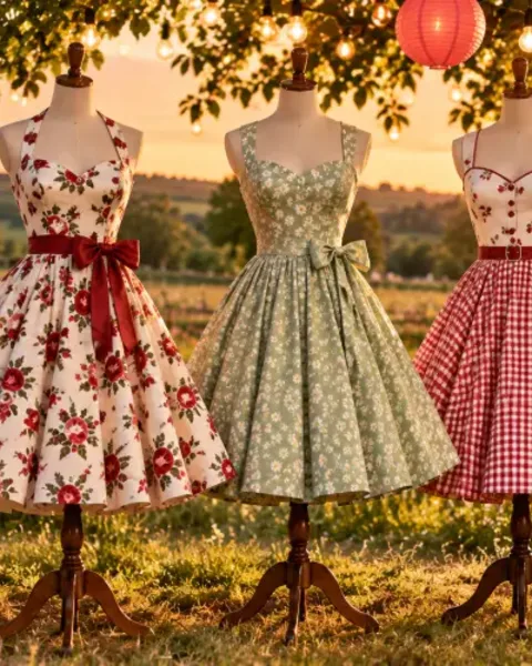 Robe Guinguette Champêtre