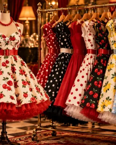 Robe Pin-Up - Rockabilly Pas Chère